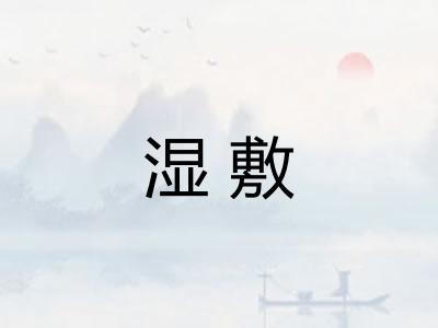 湿敷