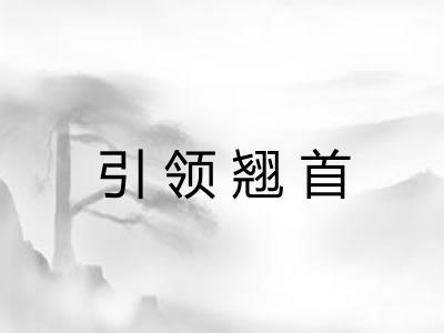 引领翘首