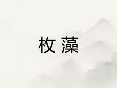 枚藻 枚藻