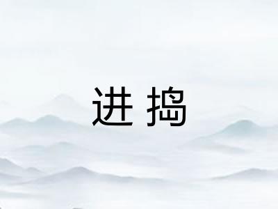 进捣