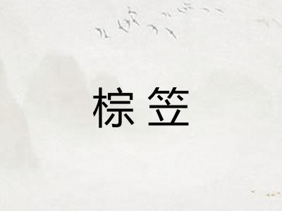 棕笠