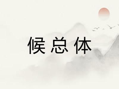 候总体