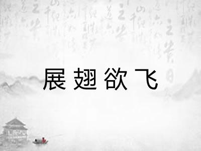 展翅欲飞