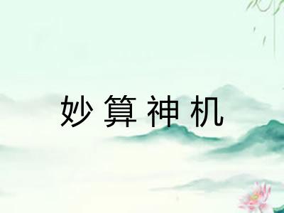 妙算神机