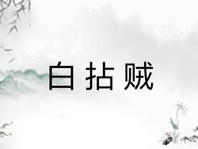 白拈贼