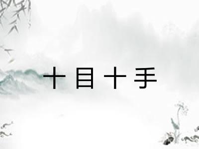 十目十手