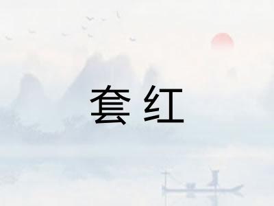 套红