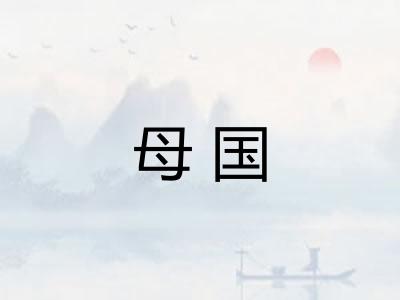 母国 母国