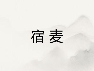 宿麦 宿麦