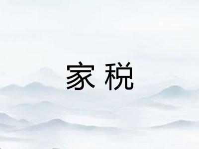 家税