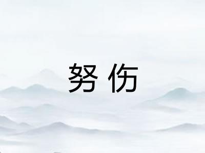 努伤