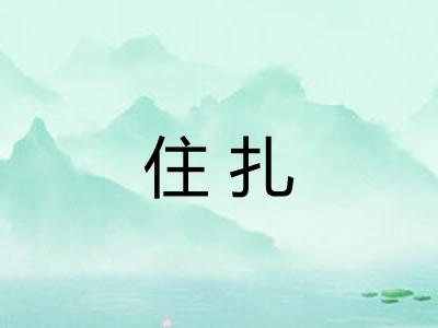 住扎
