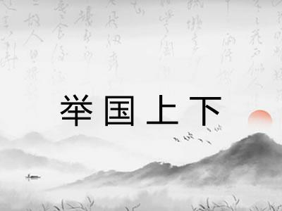 举国上下