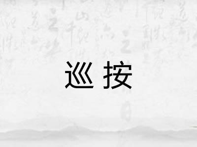巡按