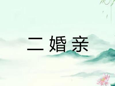 二婚亲