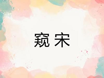窥宋