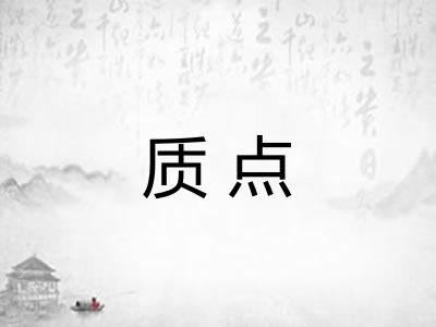 质点