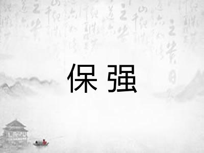 保强