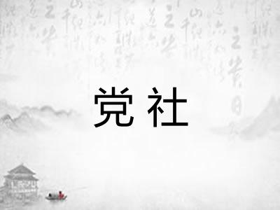 党社