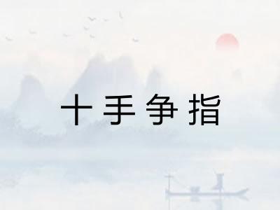 十手争指
