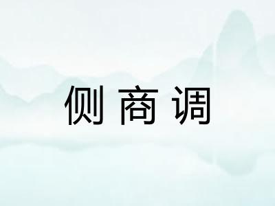 侧商调