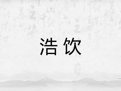 浩饮