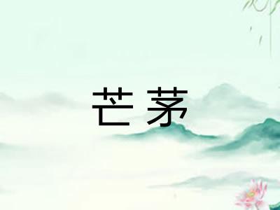 芒茅