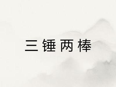 三锤两棒
