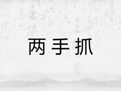 两手抓