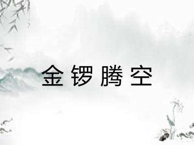 金锣腾空