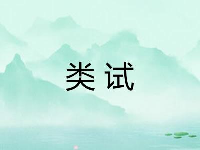 类试