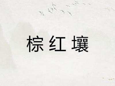 棕红壤