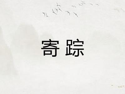 寄踪