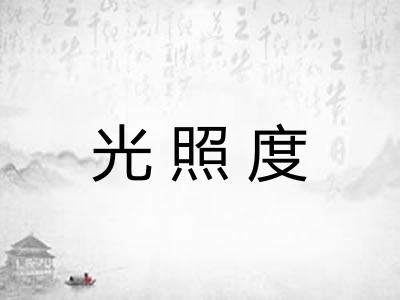 光照度