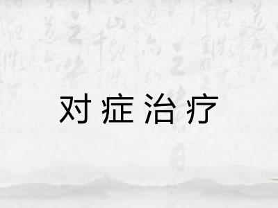 对症治疗