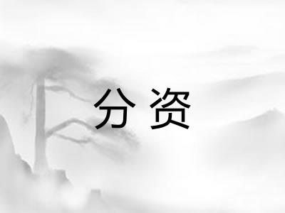 分资