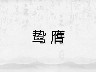 鸷膺