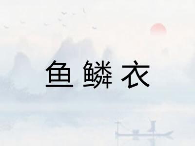 鱼鳞衣