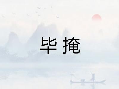 毕掩 毕掩