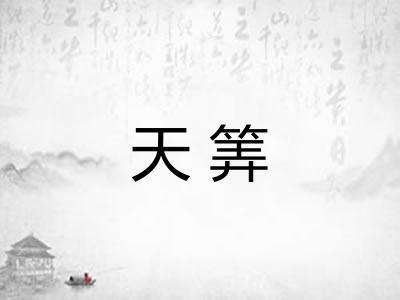 天筭