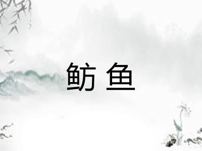鲂鱼