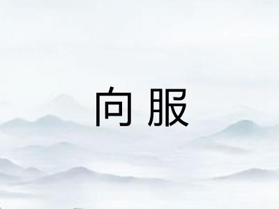 向服