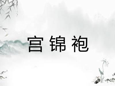 宫锦袍