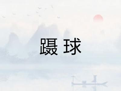 蹑球