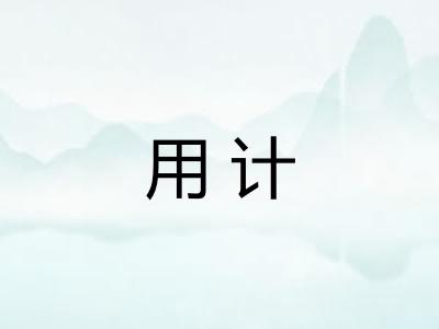 用计