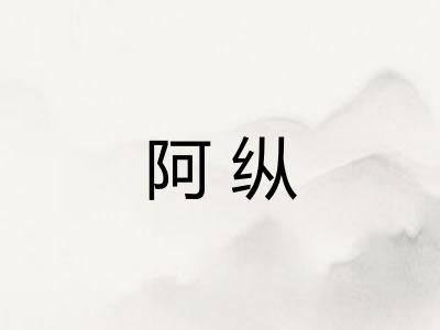 阿纵