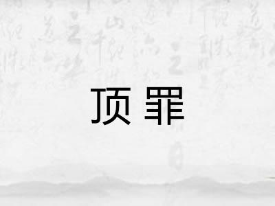 顶罪