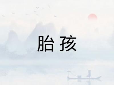 胎孩