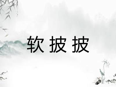 软披披