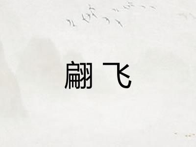 翩飞
